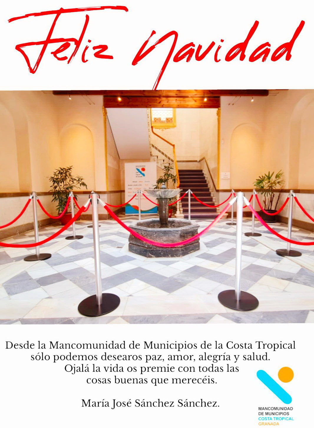 La Costa Tropical recibe la felicitación del Gobierno Comarcal que preside María José Sánchez.